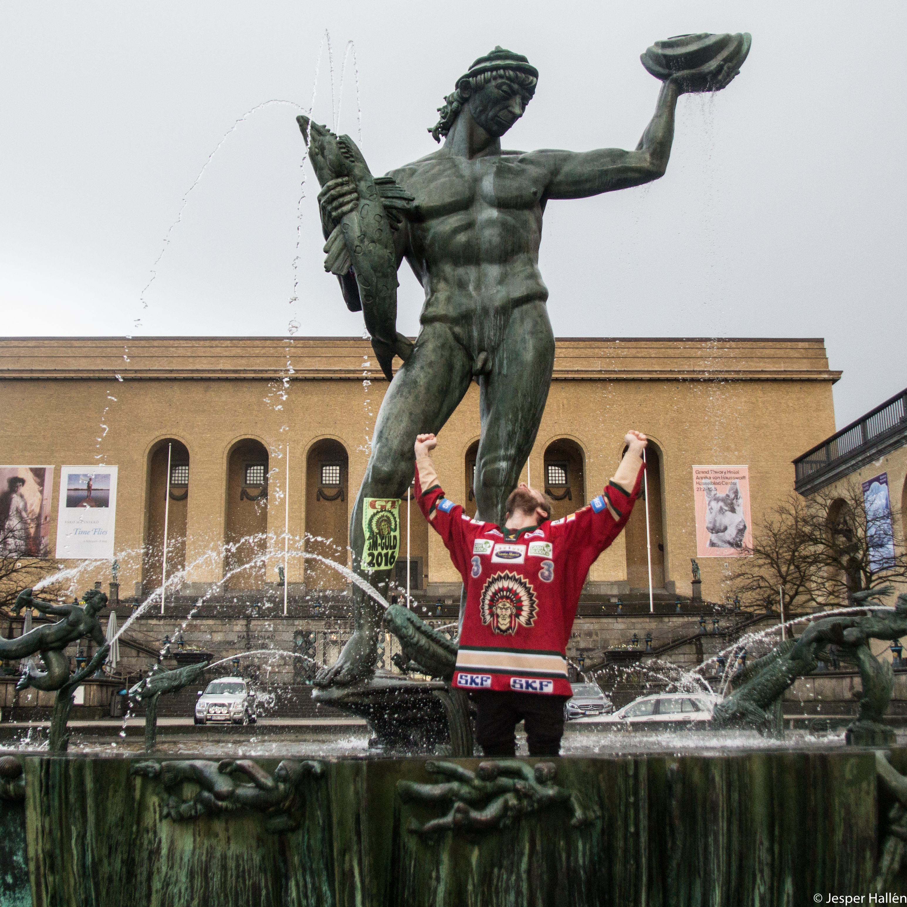 Frölunda firar guld på Götaplatsen